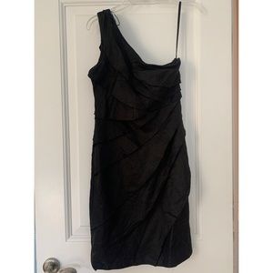 Black Layered Cocktail Dress - 10P